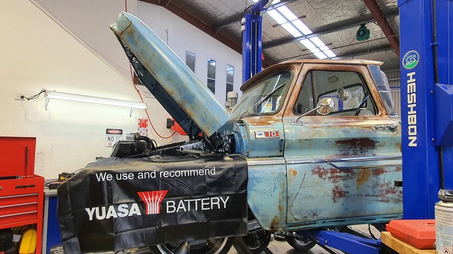 Inside the Motorworks workshop